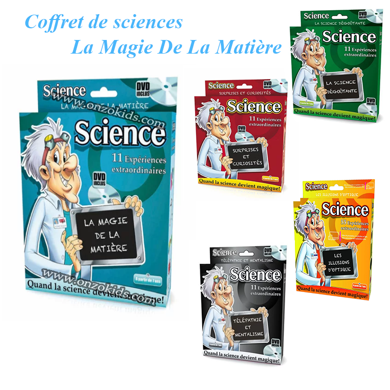 Coffret de sciences : La Magie de la Matière