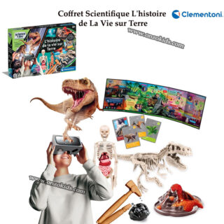 Coffret Scientifique L'histoire de La Vie sur Terre - Clementoni