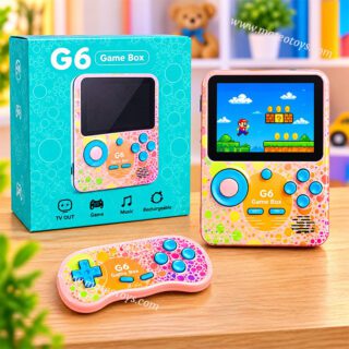Console de Jeu Rétro Macaron 3,5"avec Télecommande -G6