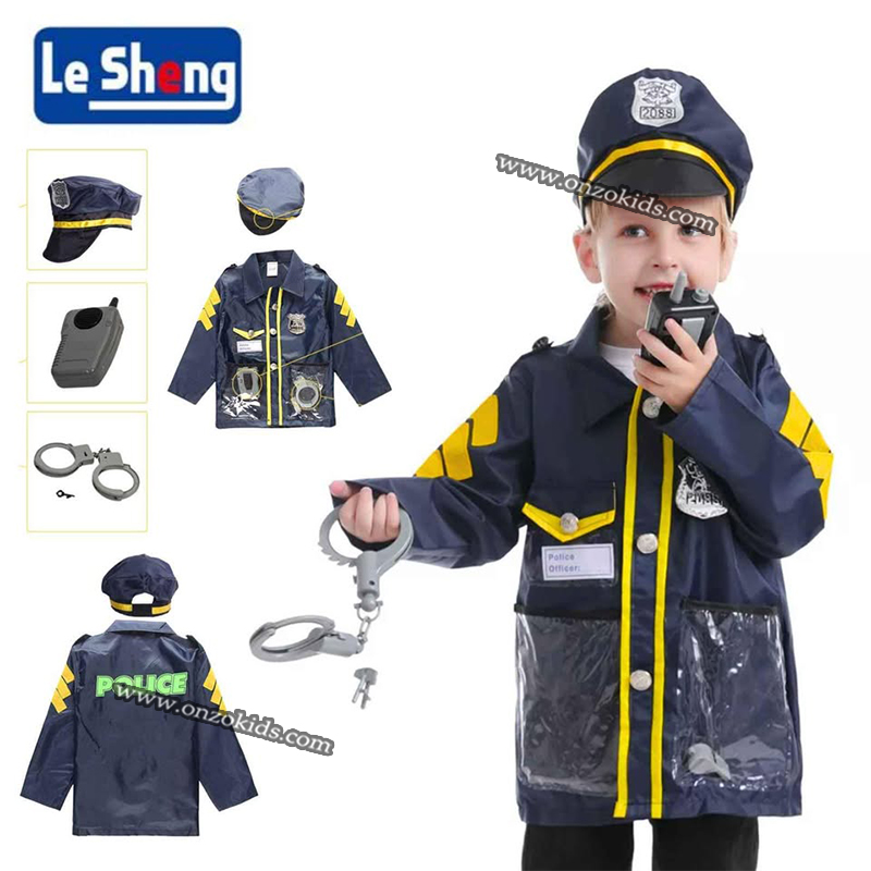 Costume de Déguisement d'officier de police pour enfants