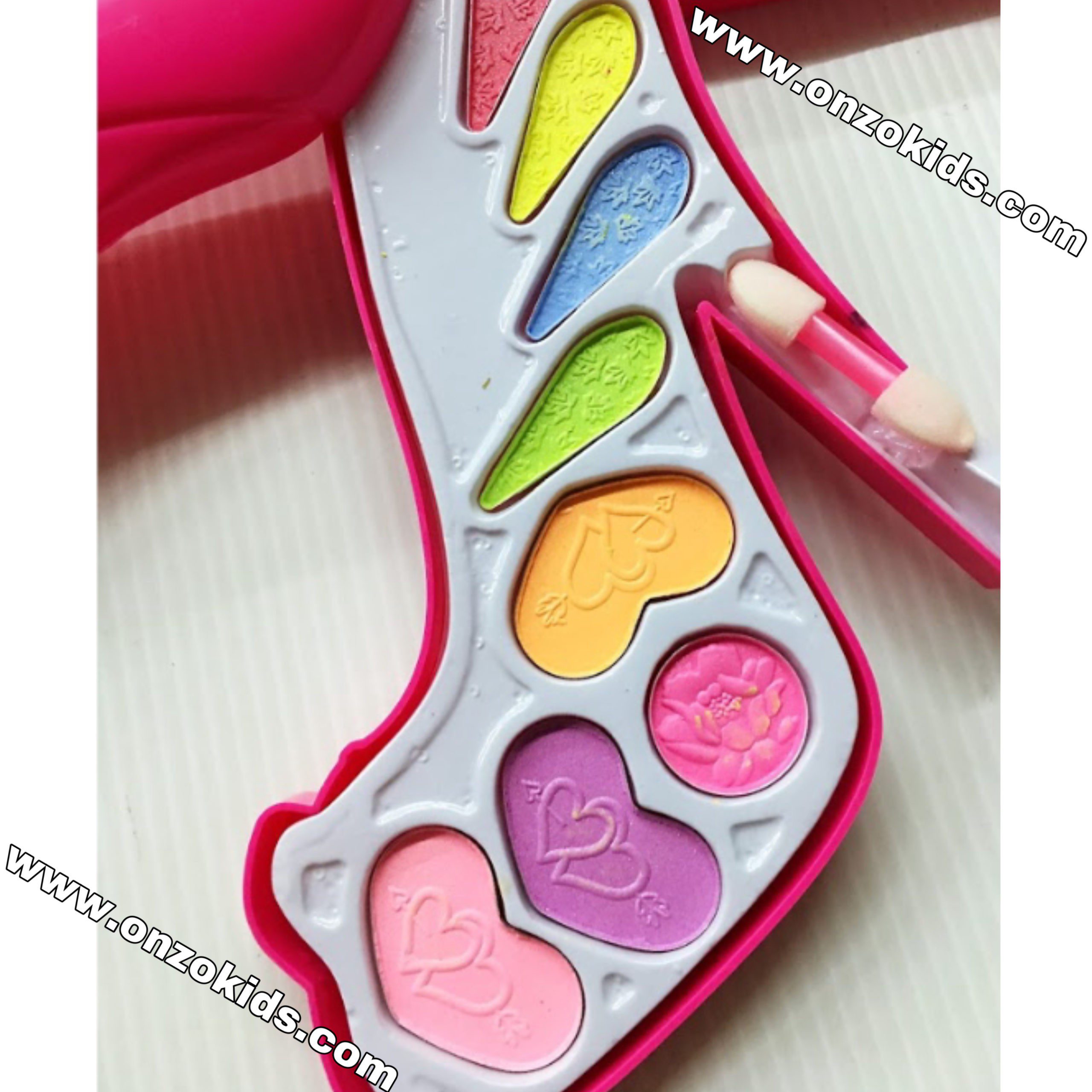 Pallette de maquillage Frozen en forme de chaussures pour fillettes – Image 3