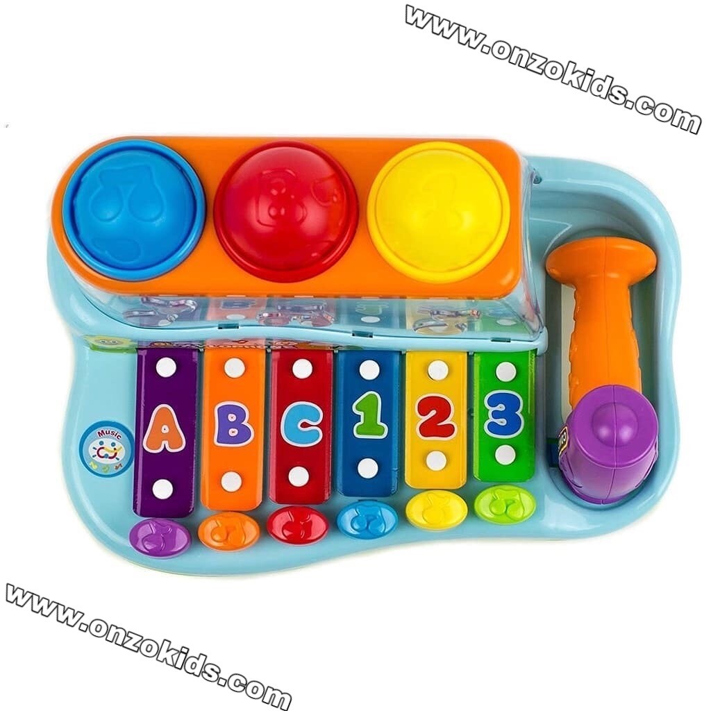 Jouet éducatif musical en forme de xylophone - Hola – Image 3