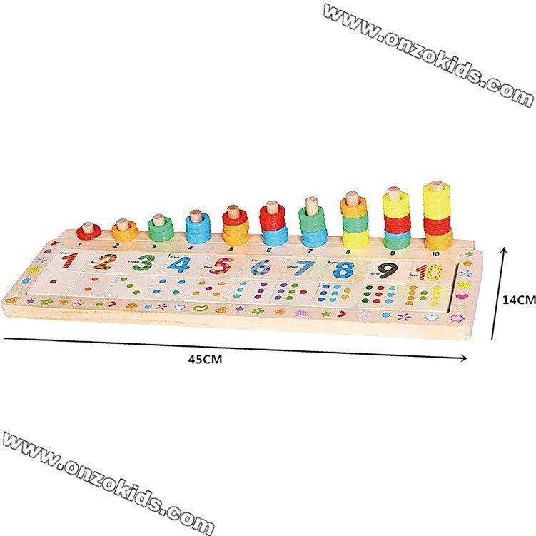 Figures des Lumières du cercle arc-en-ciel -Jouet Éducatif Pour Enfants – Image 3