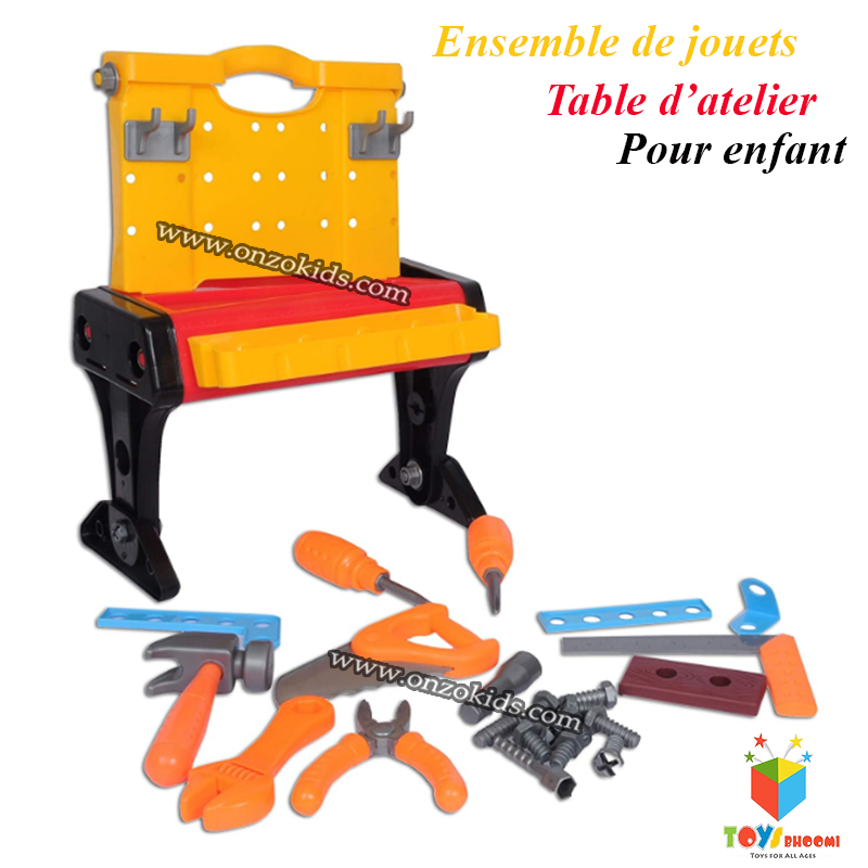 Ensemble de jouet Table d'atelier pour enfant