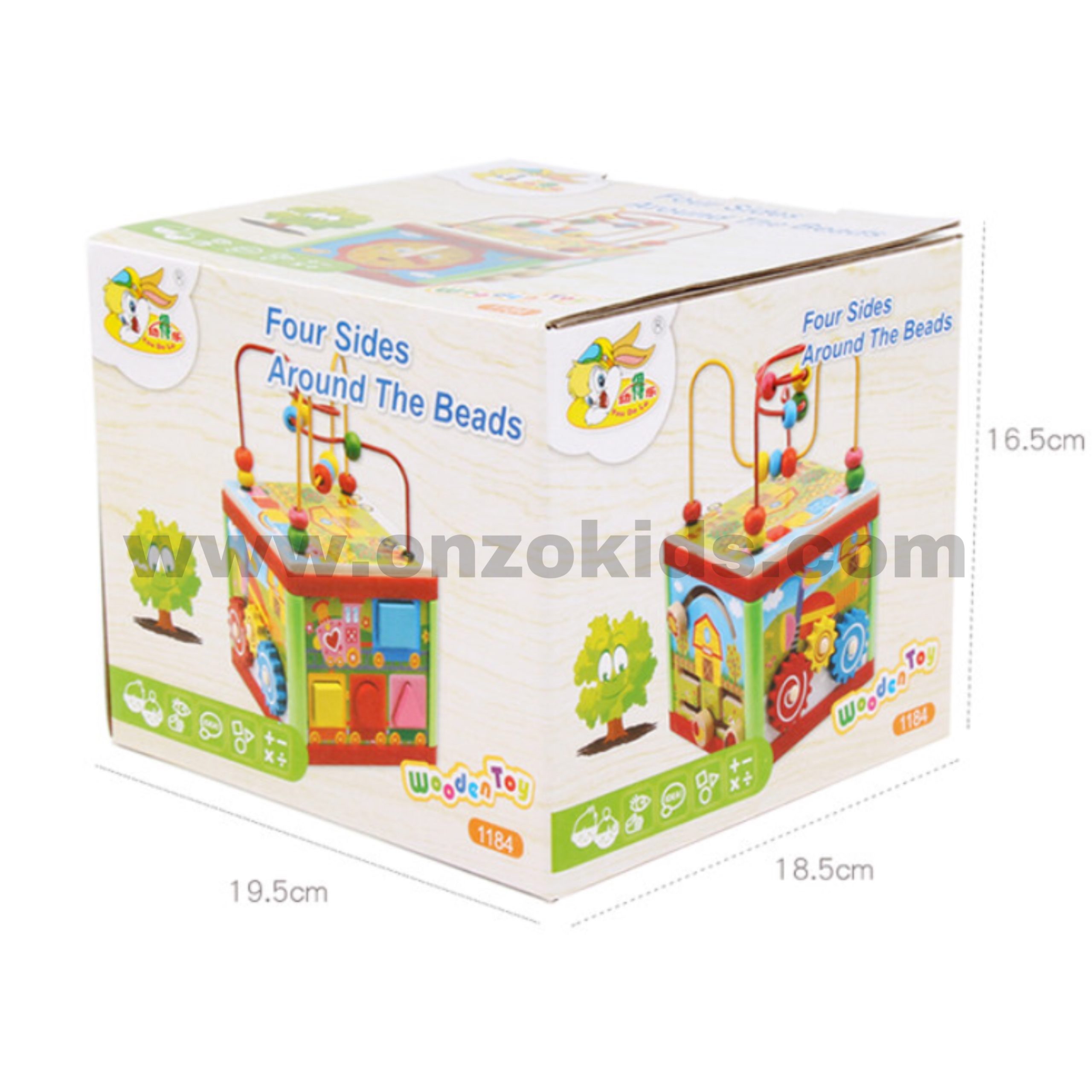 Jeux pour enfants coffre au trésor en bois – Image 4