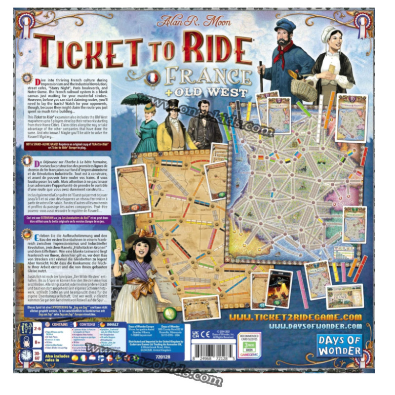 Jeu de société Les Aventuriers du Rail France (Ticket To Ride) – Image 3