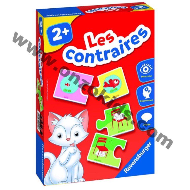 Jeu éducatif pour enfants Les Contraires