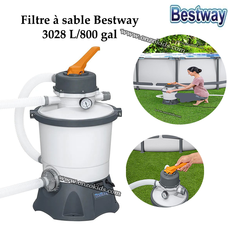 Filtre à sable 3028 L/800 gal- Bestway