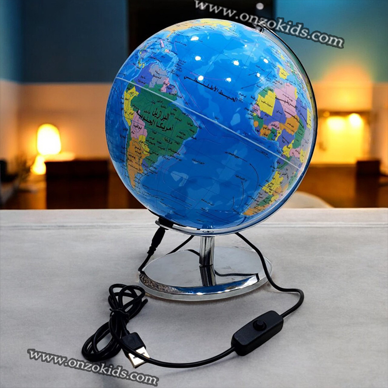Globe lumineux en arabe pour enfants – Image 2