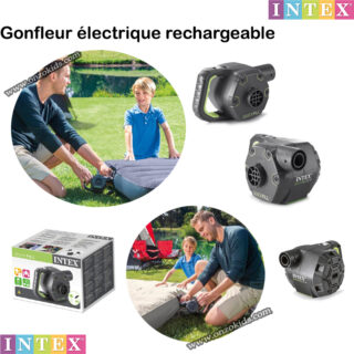 Pompe, Gonfleur électrique rechargeable - Intex