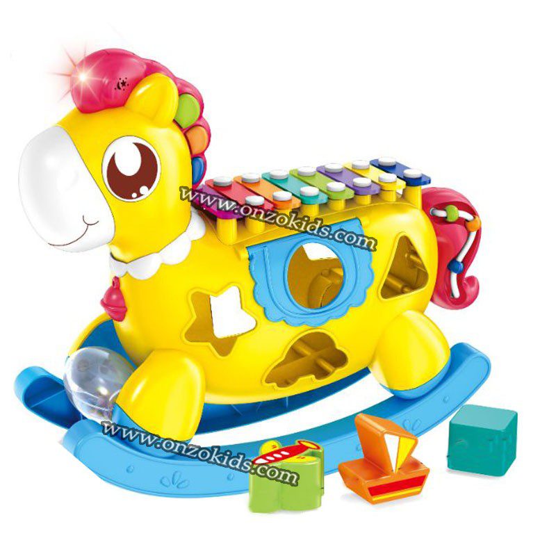 Poney musical avec blocs