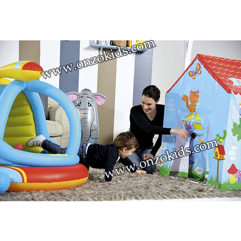 Piscine à balles, Hélicoptère gonflable pour enfant + 50 balles - Bestway – Image 3