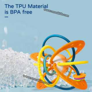 Silicone Hochet Et Boule De Dentition Sensorielle Bébé-Huanger