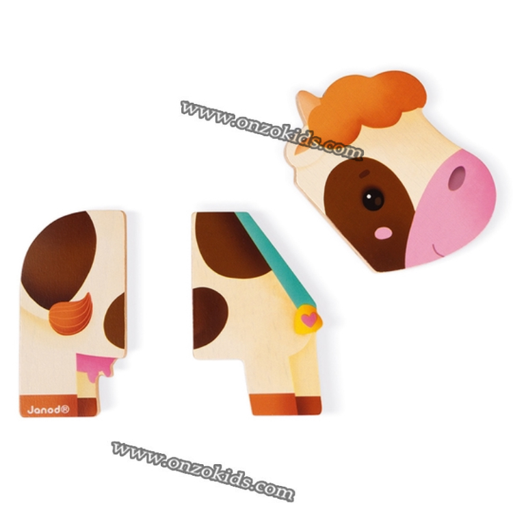 Jeu éducatif Funny Magnets Les animaux de la ferme de Janod – Image 3