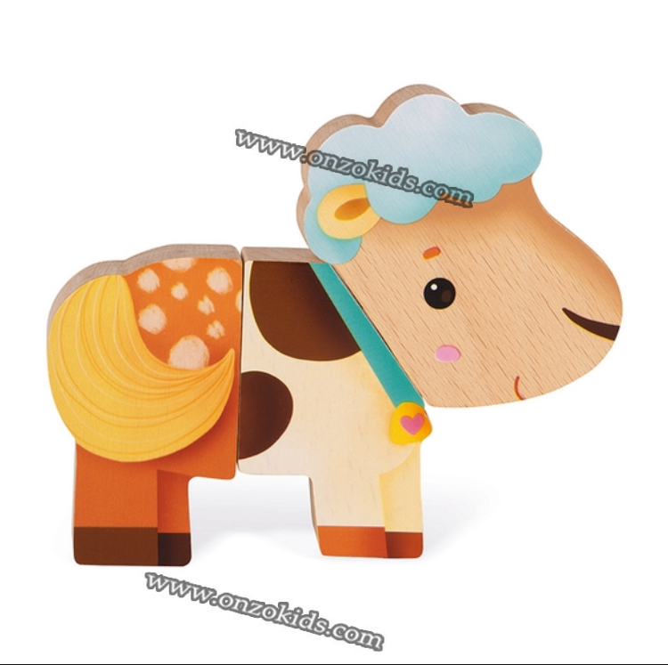 Jeu éducatif Funny Magnets Les animaux de la ferme de Janod – Image 5