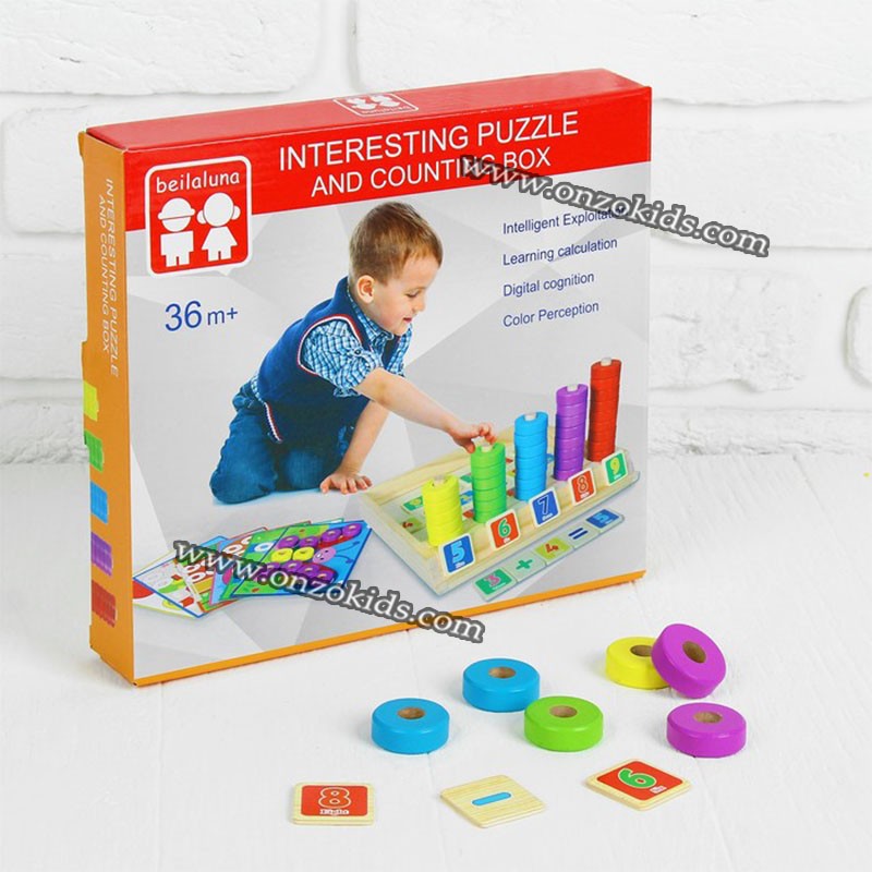 Jeux de comptage en bois – Image 5