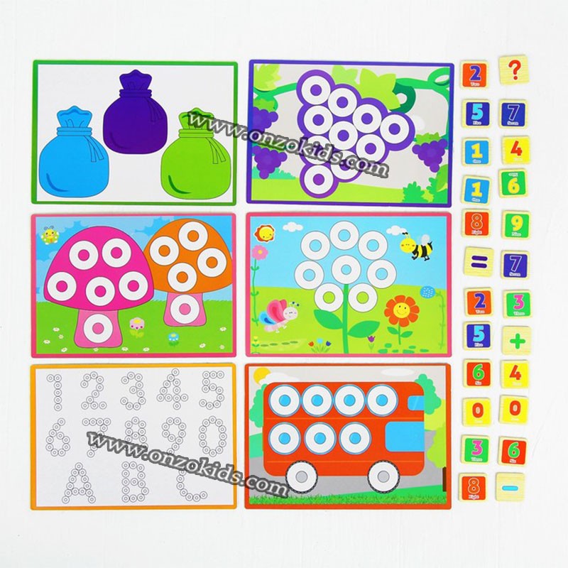 Jeux de comptage en bois – Image 6