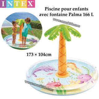 Piscine Oasis Jet avec fontaine 173×104cm Palma 166 L-INTEX