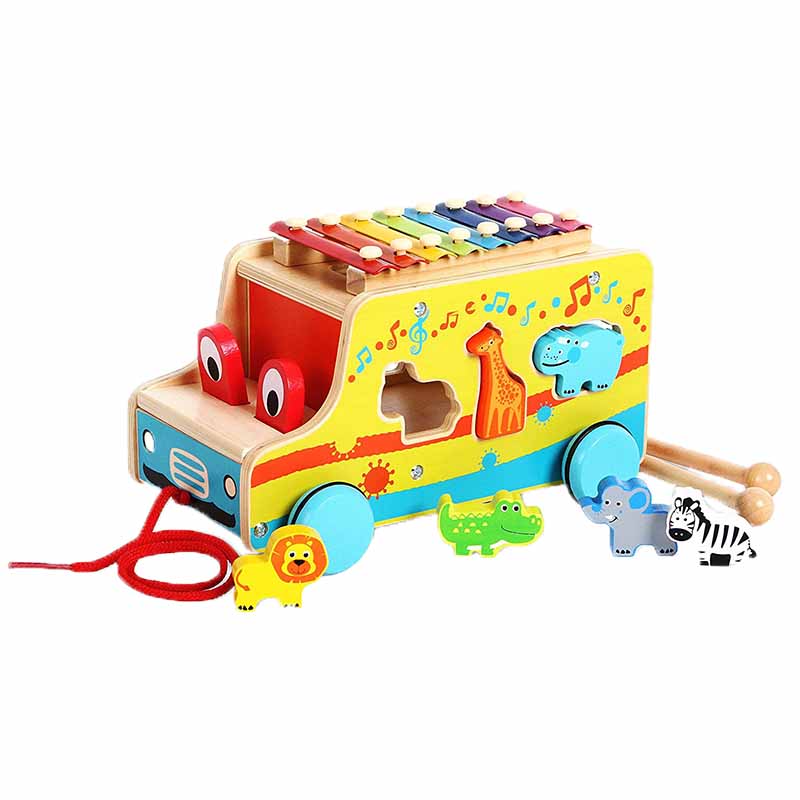 Remorque en bois Xylophone en Bois – Image 4