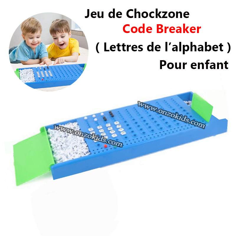 Jeu de Chockzone Code Break ( Lettres de l'alphabet ) pour enfant