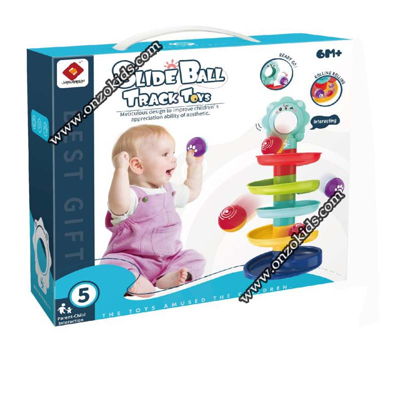 Jeu de balle pour bebe slide Ball Track toys+6mois – Image 2