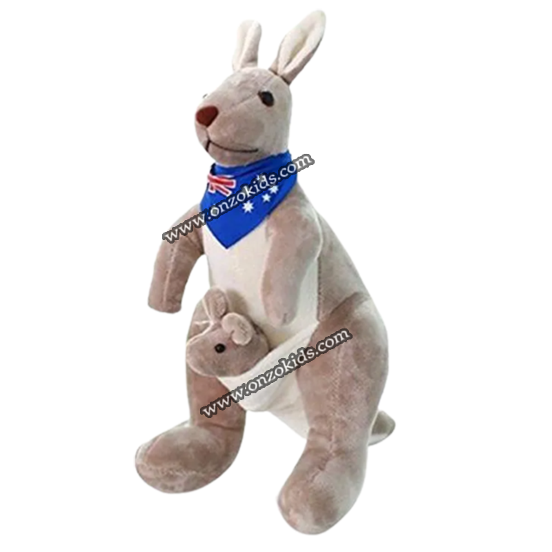 Jouet d'animal Kangourou en peluche pour enfant – Image 4