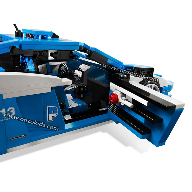 Jouet de construction voiture de police pour enfant – Image 6
