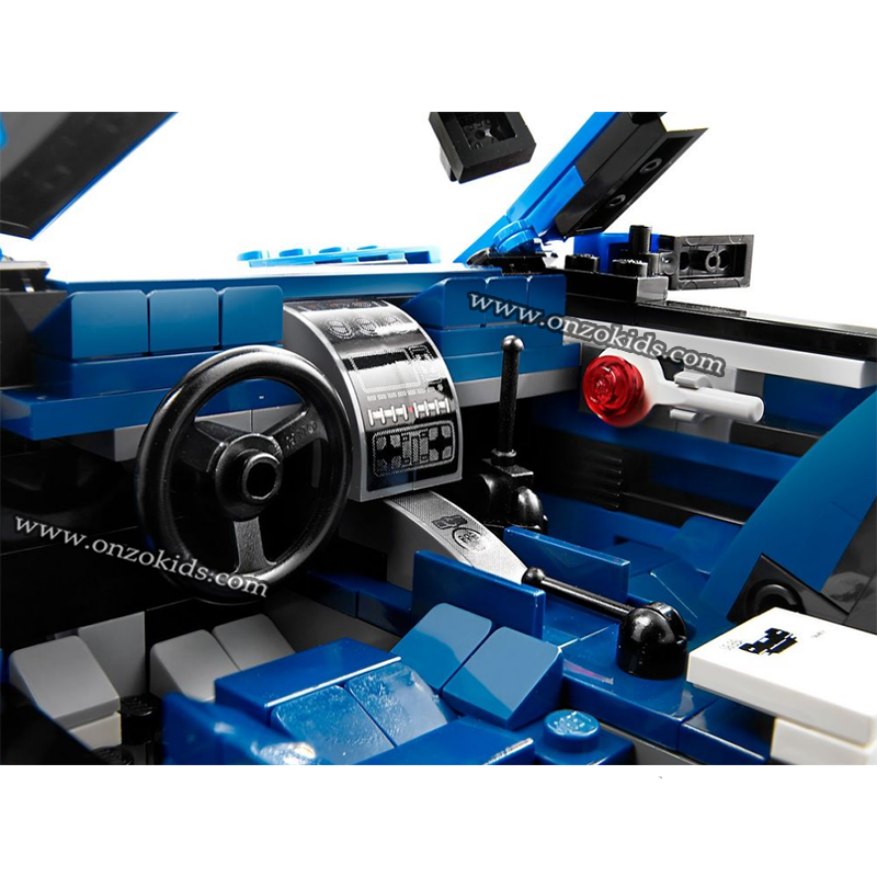 Jouet de construction voiture de police pour enfant – Image 7