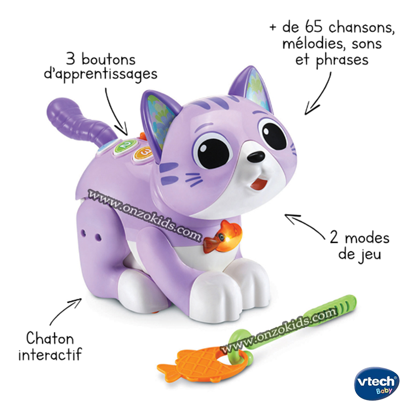 Jouet Mina, mon chat attrape'poison pour enfant | Vtech – Image 3