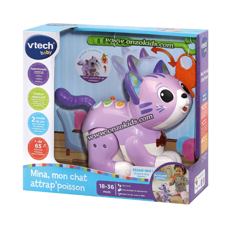 Jouet Mina, mon chat attrape'poison pour enfant | Vtech – Image 8