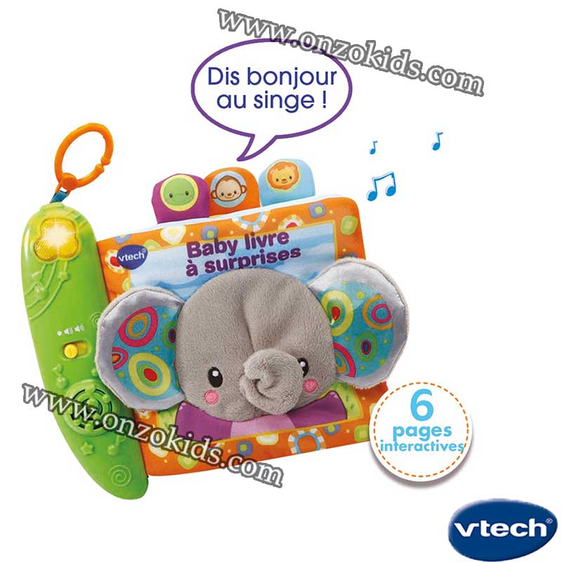 Baby livre à surprises - Livre interactif bébé - VTech – Image 3