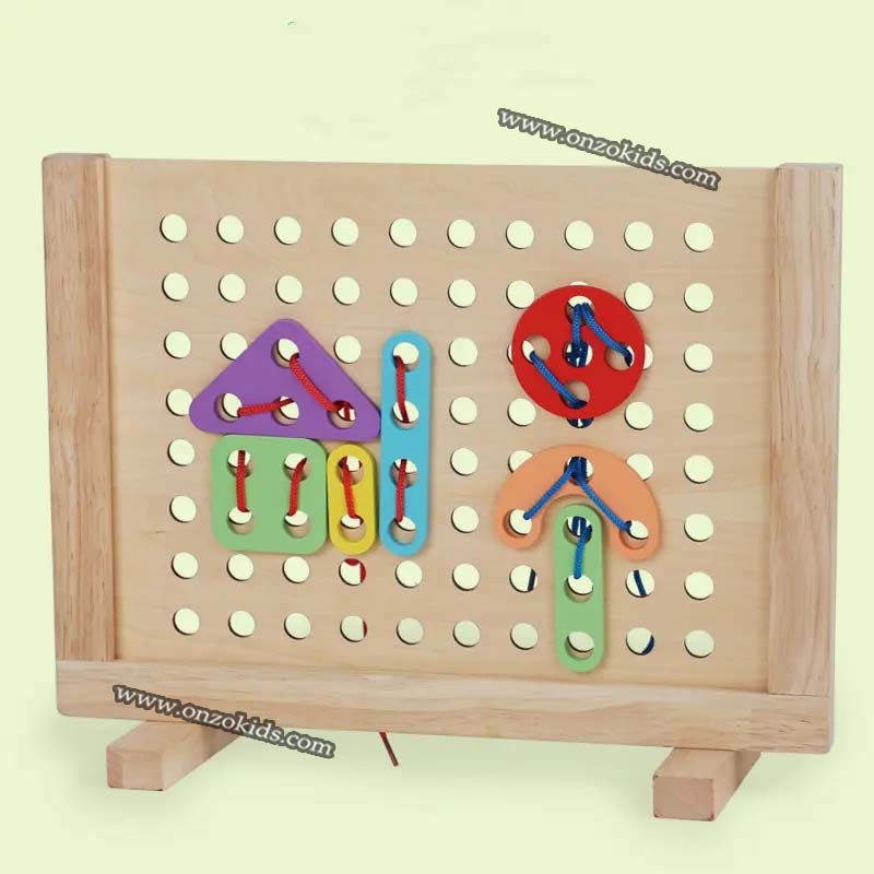 Kit d'outils éducatifs en bois pour enfants – Image 3