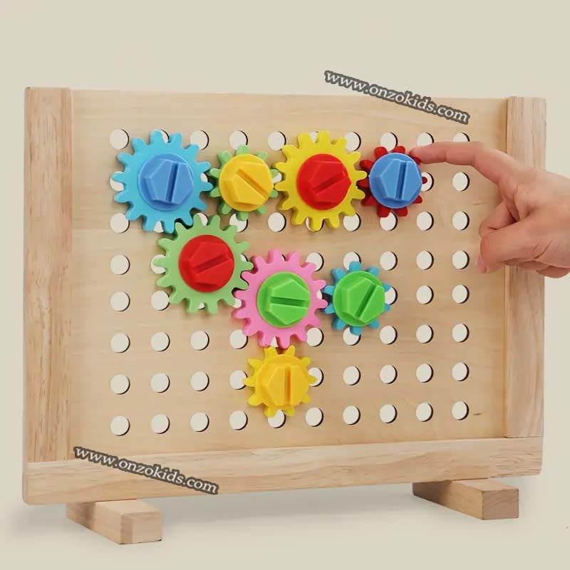 Kit d'outils éducatifs en bois pour enfants – Image 4