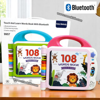 Livre de 108 Mots Sonores en Anglais pour Enfants avec Bluetooth - Kids Melody