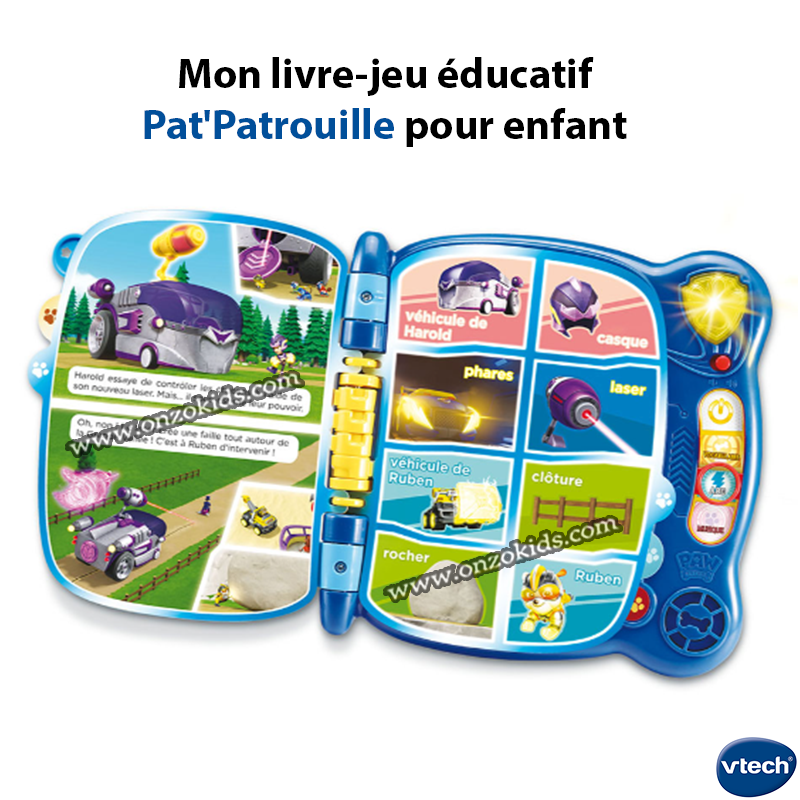 Mon livre-jeu éducatif Pat'Patrouille pour enfant - VTech