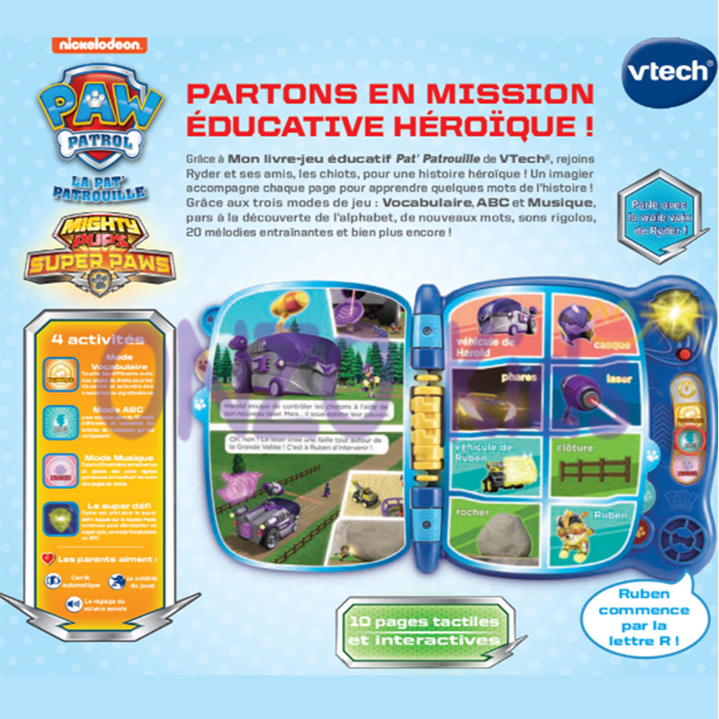 Mon livre-jeu éducatif Pat'Patrouille pour enfant - VTech – Image 5