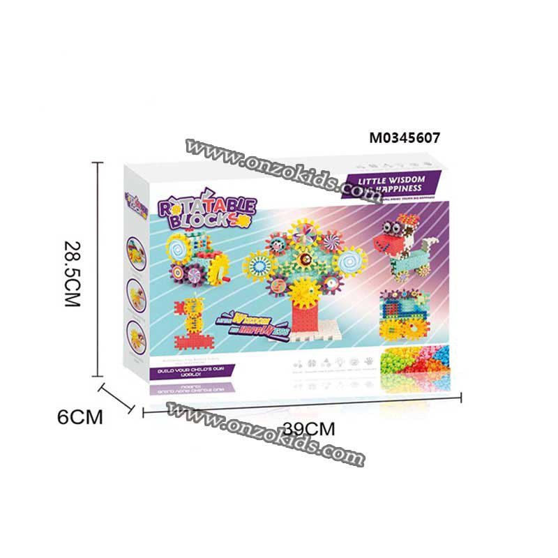 Jouets éducatifs rotatifs ensemble 168 Pcs pour les enfants – Image 11