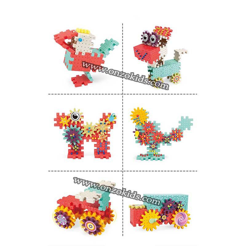 Jouets éducatifs rotatifs ensemble 168 Pcs pour les enfants – Image 5