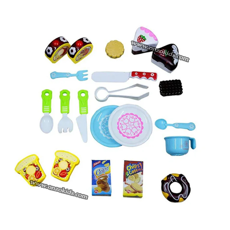 Ensemble de cuisine de jeu de fruits pour enfants 37 piéces avec accessoires – Image 9
