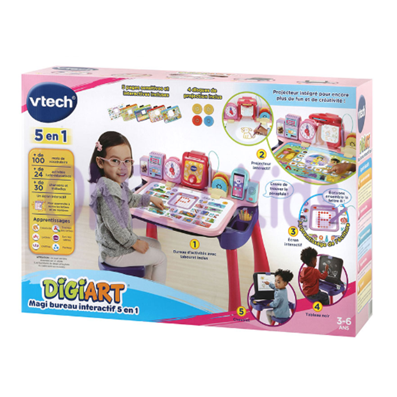 Magi bureau interactif 5 en 1 pour enfant - Vtech – Image 17