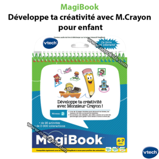 MagiBook Développe ta créativité avec M.Crayon pour enfant - VTech
