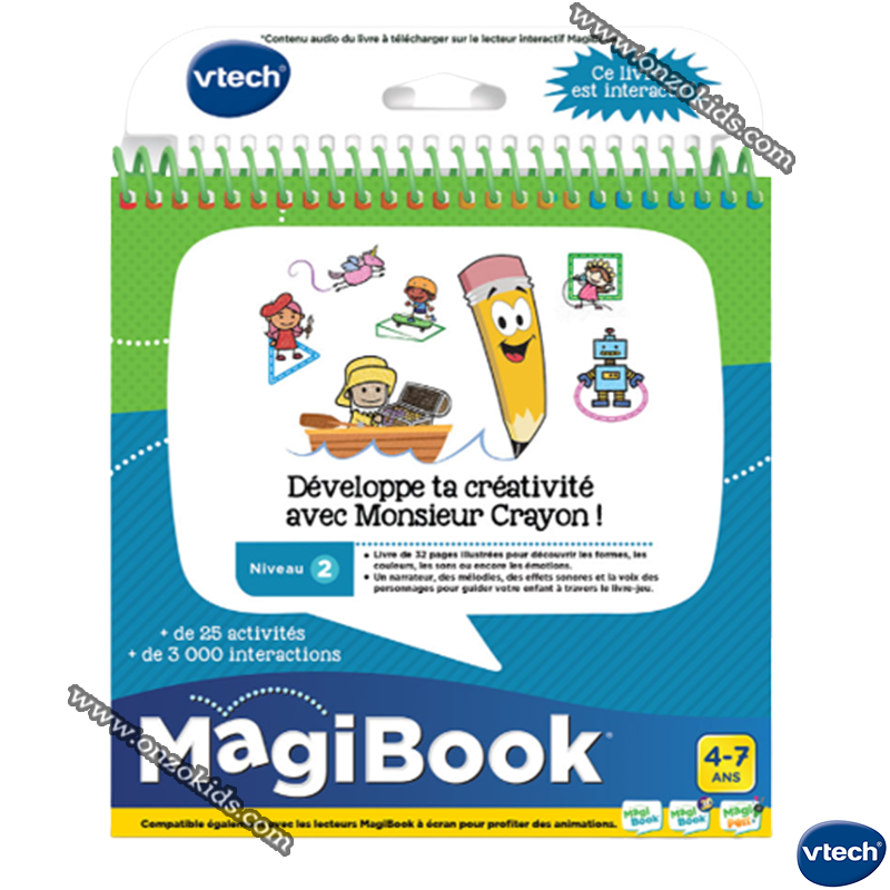 MagiBook Développe ta créativité avec M.Crayon pour enfant - VTech – Image 2