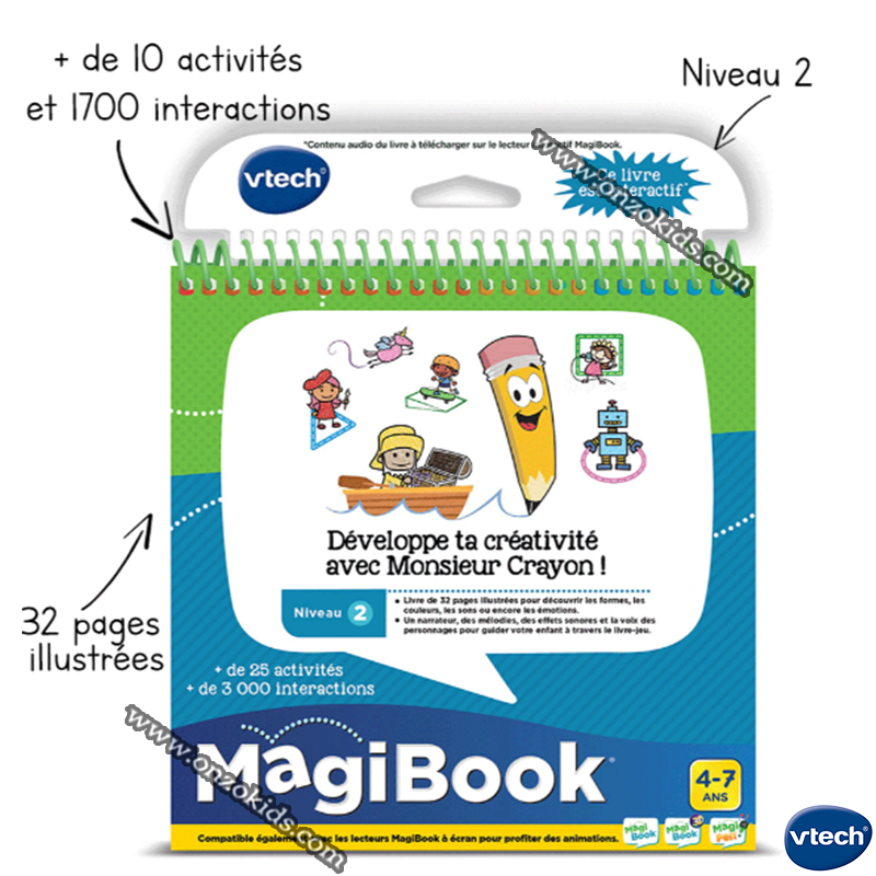 MagiBook Développe ta créativité avec M.Crayon pour enfant - VTech – Image 3