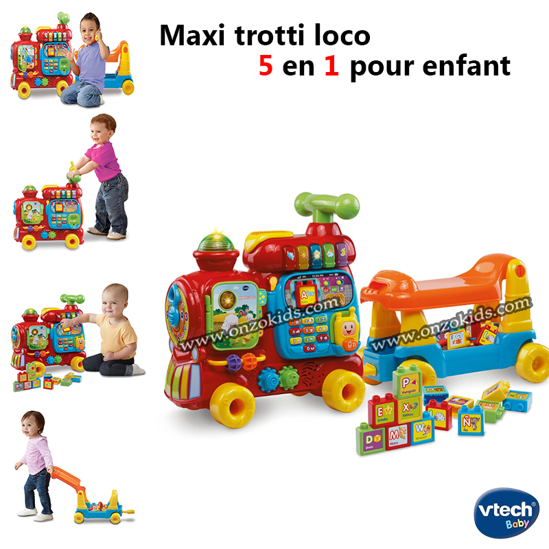 Maxi trotti loco 5en 1 pour enfant | Vtech