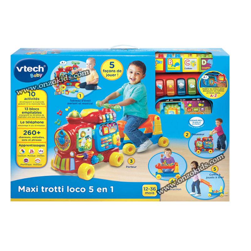 Maxi trotti loco 5en 1 pour enfant | Vtech – Image 11