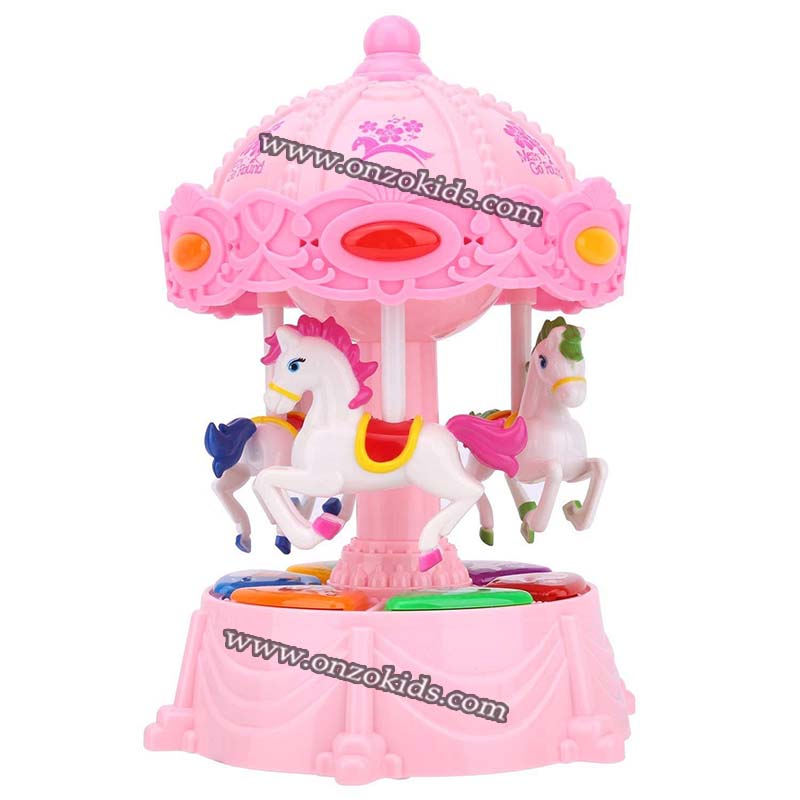 Jouet Merry Go Round avec 3 modes et son animal – Image 9