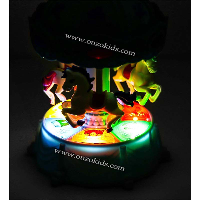 Jouet Merry Go Round avec 3 modes et son animal – Image 5