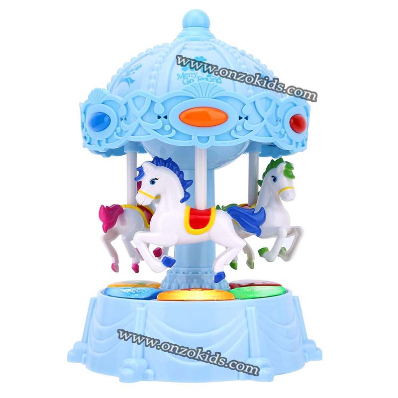 Jouet Merry Go Round avec 3 modes et son animal