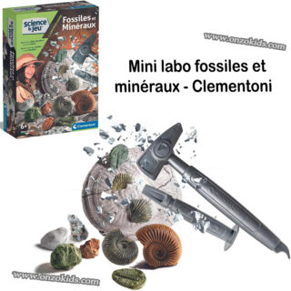 Mini labo fossiles et minéraux - Clementoni