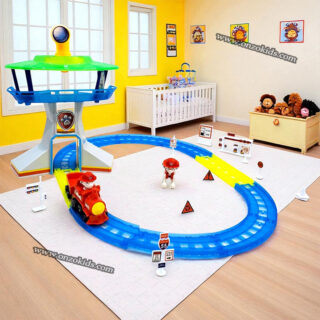 Piste de Jeu Éclairée a Grande Base La pat' patrouille